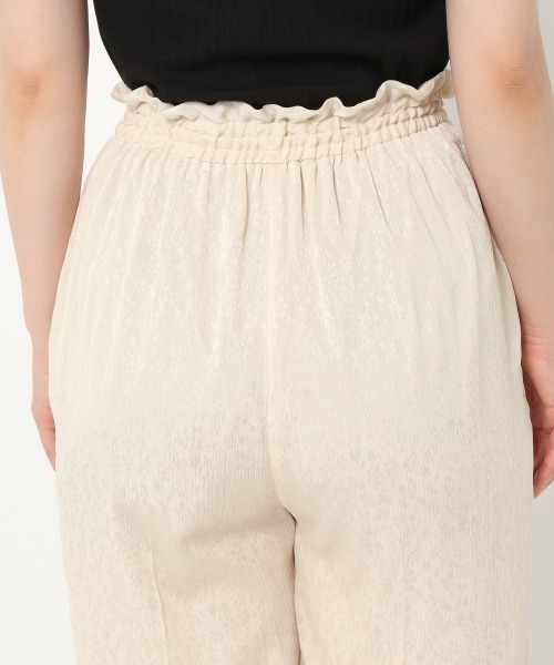 mysty woman（ミスティウーマン）の「サテンジャガードイージーパンツ 943350（その他パンツ・レディース・アイボリー/ブラック/グレー・FREE）」の15枚目の写真