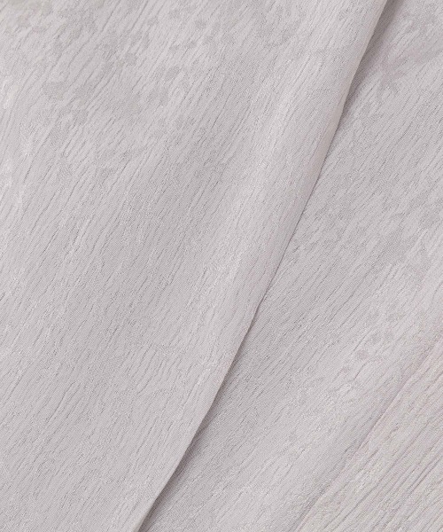 mysty woman（ミスティウーマン）の「サテンジャガードイージーパンツ 943350（その他パンツ・レディース・アイボリー/ブラック/グレー・FREE）」の5枚目の写真