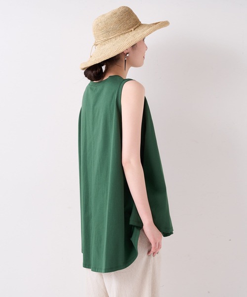 BEARDSLEY(ビアズリー)の「ノースリフレアT(Tシャツ/カットソー・レディース・グリーン/ピンク・FREE)」の12枚目の写真