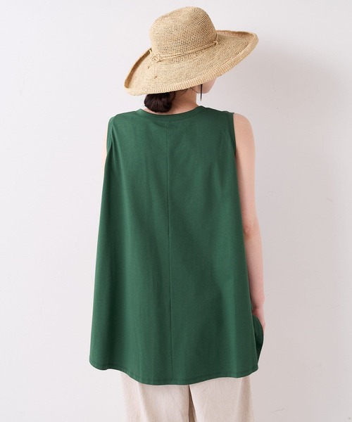 BEARDSLEY(ビアズリー)の「ノースリフレアT(Tシャツ/カットソー・レディース・グリーン/ピンク・FREE)」の15枚目の写真