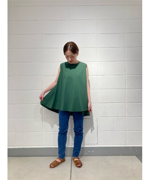 BEARDSLEY(ビアズリー)の「ノースリフレアT(Tシャツ/カットソー・レディース・グリーン/ピンク・FREE)」の18枚目の写真