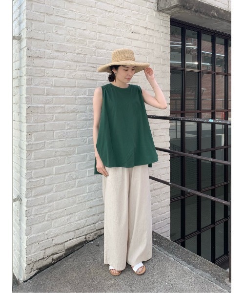 BEARDSLEY(ビアズリー)の「ノースリフレアT(Tシャツ/カットソー・レディース・グリーン/ピンク・FREE)」の19枚目の写真