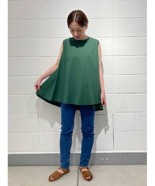 BEARDSLEY(ビアズリー)の「ノースリフレアT(Tシャツ/カットソー・レディース・グリーン/ピンク・FREE)」の22枚目の写真