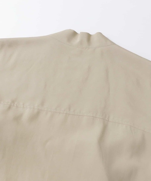 WORK NOT WORK URBAN RESEARCH（ワークノットワークアーバンリサーチ）の「ヴィンテージサテンレイバーシャツ∴（カーディガン/ボレロ・レディース・グリーン・FREE）」の12枚目の写真