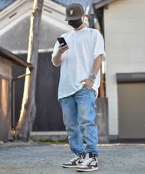 LOS ANGELES APPAREL（ロサンゼルスアパレル）の「LOS ANGELS APPAREL 6.5oz半袖Ｔシャツ（Tシャツ/カットソー・メンズ・ホワイト/ブラック/ネイビー/オフホワイト/ホワイト系その他/ブラック系その他/グリーン系その他/オレンジ系その他/ゴールド/パープル/レッド系その他/フューシャピンク/ライトピンク/ブルー系その他・MEDIUM/X-LARGE/LARGE）」の15枚目の写真