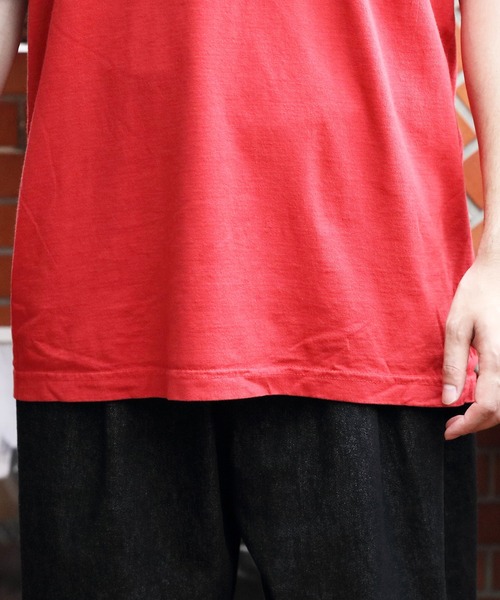 LOS ANGELES APPAREL（ロサンゼルスアパレル）の「LOS ANGELS APPAREL 6.5oz半袖Ｔシャツ（Tシャツ/カットソー・メンズ・ホワイト/ブラック/ネイビー/オフホワイト/ホワイト系その他/ブラック系その他/グリーン系その他/オレンジ系その他/ゴールド/パープル/レッド系その他/フューシャピンク/ライトピンク/ブルー系その他・MEDIUM/X-LARGE/LARGE）」の19枚目の写真