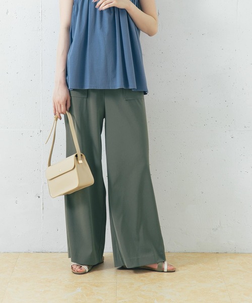 URBAN RESEARCH ROSSO（アーバンリサーチロッソ）の「イージーベイカーパンツ（その他パンツ・レディース・グレー系その他/カーキ/マスタード・38/36）」の2枚目の写真