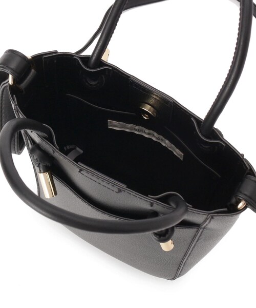 pink adobe(ピンクアドベ)の「◆結びハンドルミニショルダー(ショルダーバッグ・レディース・ブラック/シルバー/キャメル/グレー系/アイボリー系・00)」の14枚目の写真