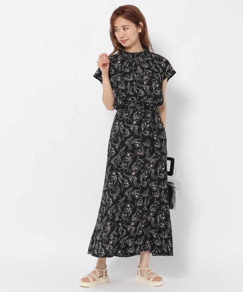 mysty woman（ミスティウーマン）の「サマーセンガキマーメイドスカート 951754（スカート・レディース・オフホワイト/ブラック/オレンジ・FREE）」の6枚目の写真