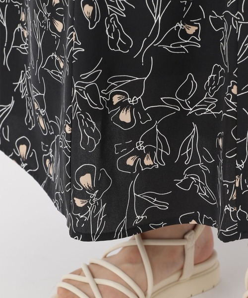 mysty woman（ミスティウーマン）の「サマーセンガキマーメイドスカート 951754（スカート・レディース・オフホワイト/ブラック/オレンジ・FREE）」の11枚目の写真