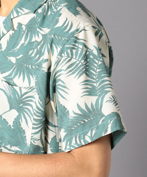 NOLLEY'S goodman（ノーリーズグッドマン）の「総柄 オープンカラーシャツ アロハシャツ UNISEX（シャツ/ブラウス・メンズ・グリーン系その他/ホワイト系その他5/ブラック系その他5/ブルー系その他7・SMALL/MEDIUM/LARGE）」の20枚目の写真