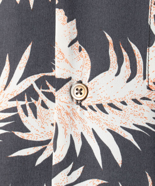 NOLLEY'S goodman（ノーリーズグッドマン）の「総柄 オープンカラーシャツ アロハシャツ UNISEX（シャツ/ブラウス・メンズ・グリーン系その他/ホワイト系その他5/ブラック系その他5/ブルー系その他7・SMALL/MEDIUM/LARGE）」の11枚目の写真