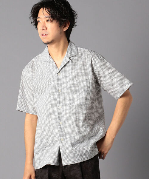 NOLLEY'S goodman（ノーリーズグッドマン）の「総柄 オープンカラーシャツ アロハシャツ UNISEX（シャツ/ブラウス・メンズ・グリーン系その他/ホワイト系その他5/ブラック系その他5/ブルー系その他7・SMALL/MEDIUM/LARGE）」の12枚目の写真