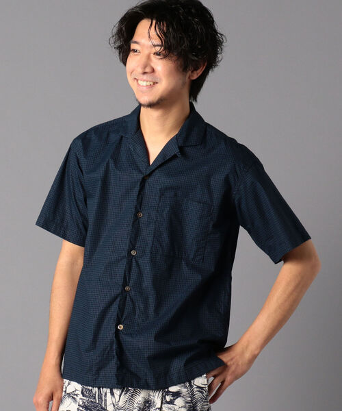 NOLLEY'S goodman（ノーリーズグッドマン）の「総柄 オープンカラーシャツ アロハシャツ UNISEX（シャツ/ブラウス・メンズ・グリーン系その他/ホワイト系その他5/ブラック系その他5/ブルー系その他7・SMALL/MEDIUM/LARGE）」の19枚目の写真