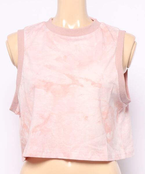 FIG&VIPER（フィグアンドバイパー）の「タイダイショートタンク（タンクトップ・レディース・ブラック/パープル/グレー/ピンク・FREE）」の15枚目の写真