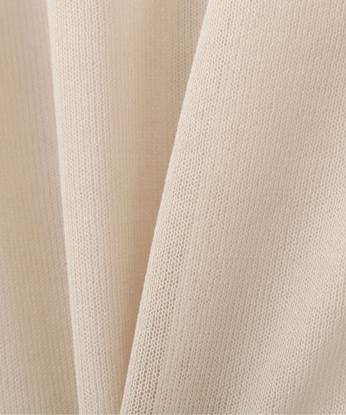 NATURAL BEAUTY BASIC（ナチュラルビューティーベーシック）の「サマーシアーニットプルオーバー/0171270611（ニット/セーター・レディース・チャコールグレー/オフホワイト/ブルー・MEDIUM）」の9枚目の写真