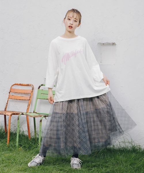 MILKFED.（ミルクフェド）の「TULLE SKIRT（スカート・レディース・ライトグレー/ブラック/レッド/マルチ・ONE SIZE）」の16枚目の写真