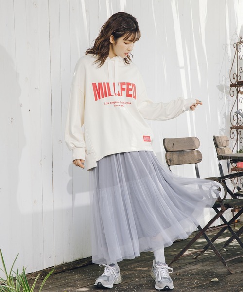 MILKFED.（ミルクフェド）の「TULLE SKIRT（スカート・レディース・ライトグレー/ブラック/レッド/マルチ・ONE SIZE）」の20枚目の写真