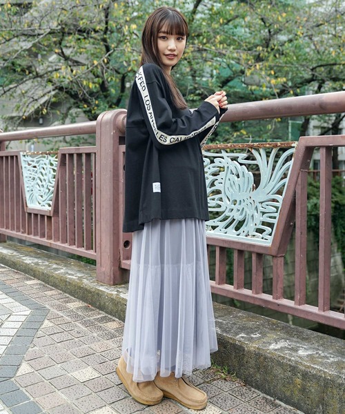 MILKFED.（ミルクフェド）の「TULLE SKIRT（スカート・レディース・ライトグレー/ブラック/レッド/マルチ・ONE SIZE）」の21枚目の写真