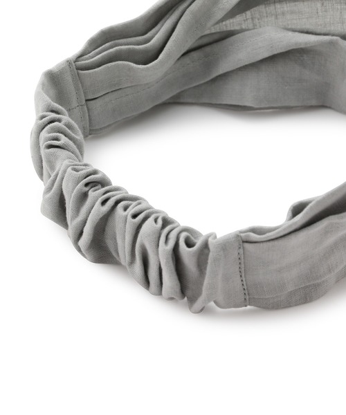 SALON adam et rope'（サロン アダム エ ロペ）の「【SUNNY LOCATION(サニーロケーション)】work hairband（ヘアバンド・レディース・パープル/グレー/イエロー・FREE）」の6枚目の写真