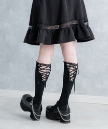 DearMyLove | レースアップハイソックス(ソックス/靴下)