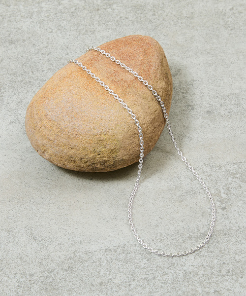 And A(アンドエー)の「And A アンドエー / Link chain necklace アズキチェーンネックレス チョーカー シルバー925(ネックレス・メンズ・シルバー・60cm/50cm/40cm)」の5枚目の写真
