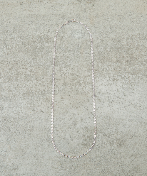 And A(アンドエー)の「And A アンドエー / Link chain necklace アズキチェーンネックレス チョーカー シルバー925(ネックレス・メンズ・シルバー・60cm/50cm/40cm)」の6枚目の写真