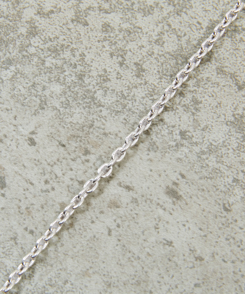 And A(アンドエー)の「And A アンドエー / Link chain necklace アズキチェーンネックレス チョーカー シルバー925(ネックレス・メンズ・シルバー・60cm/50cm/40cm)」の9枚目の写真