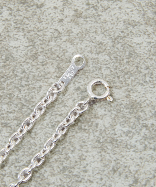 And A(アンドエー)の「And A アンドエー / Link chain necklace アズキチェーンネックレス チョーカー シルバー925(ネックレス・メンズ・シルバー・60cm/50cm/40cm)」の10枚目の写真