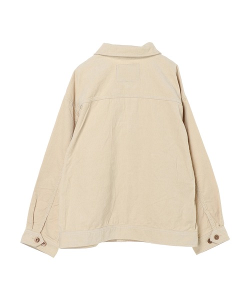 CRAFT STANDARD BOUTIQUE(クラフトスタンダードブティック)の「コーデュロイジャケット *◇(カバーオール・レディース・ブラウン/アイボリー/モカ・M/L)」の4枚目の写真