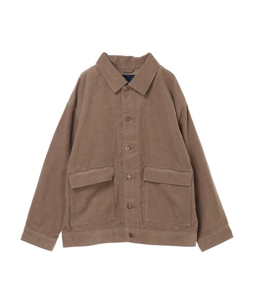 CRAFT STANDARD BOUTIQUE(クラフトスタンダードブティック)の「コーデュロイジャケット *◇(カバーオール・レディース・ブラウン/アイボリー/モカ・M/L)」の14枚目の写真