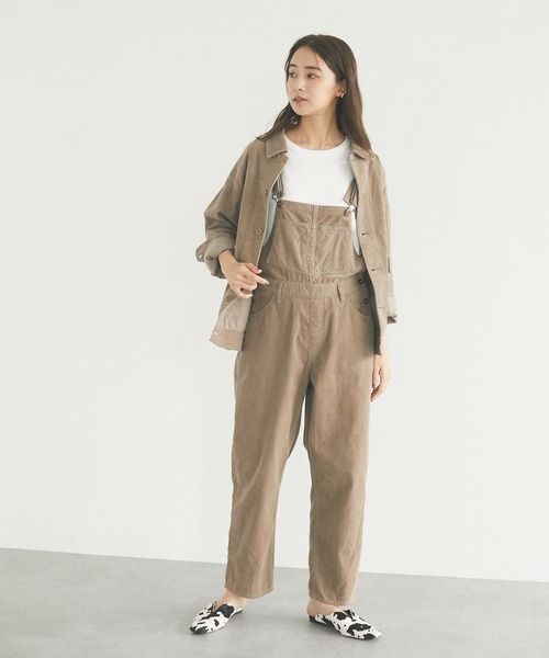 CRAFT STANDARD BOUTIQUE(クラフトスタンダードブティック)の「コーデュロイジャケット *◇(カバーオール・レディース・ブラウン/アイボリー/モカ・M/L)」の10枚目の写真