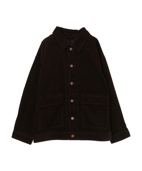 CRAFT STANDARD BOUTIQUE(クラフトスタンダードブティック)の「コーデュロイジャケット *◇(カバーオール・レディース・ブラウン/アイボリー/モカ・M/L)」の21枚目の写真