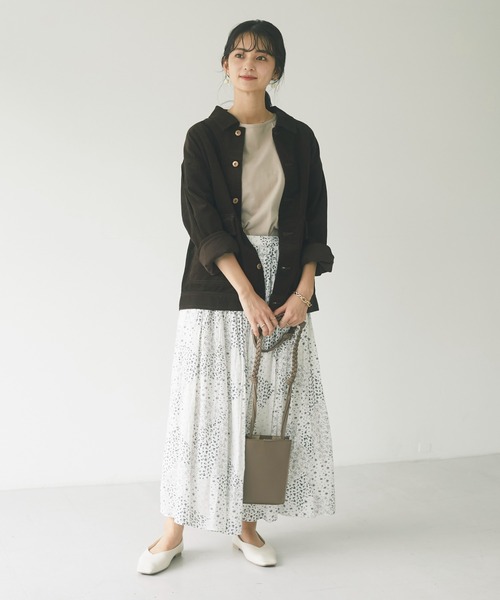 CRAFT STANDARD BOUTIQUE(クラフトスタンダードブティック)の「コーデュロイジャケット *◇(カバーオール・レディース・ブラウン/アイボリー/モカ・M/L)」の16枚目の写真