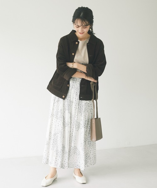 CRAFT STANDARD BOUTIQUE(クラフトスタンダードブティック)の「コーデュロイジャケット *◇(カバーオール・レディース・ブラウン/アイボリー/モカ・M/L)」の17枚目の写真