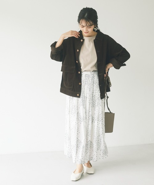 CRAFT STANDARD BOUTIQUE(クラフトスタンダードブティック)の「コーデュロイジャケット *◇(カバーオール・レディース・ブラウン/アイボリー/モカ・M/L)」の19枚目の写真