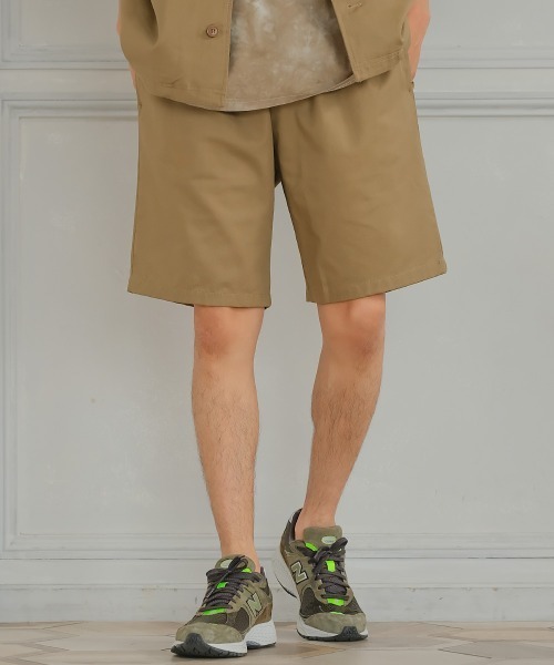 improves（インプローブス）の「15パターン ワイド シェフ ショートパンツ セットアップ対応（その他パンツ・メンズ・ブラック/E/ワンウォッシュ/オフホワイト/ブルー/D/オリーブ/ストライプ/ベージュ/ブルーグレー/C/ネイビー/ネイビー×ホワイト/B/チャコール・MEDIUM/X-LARGE/LARGE）」の5枚目の写真