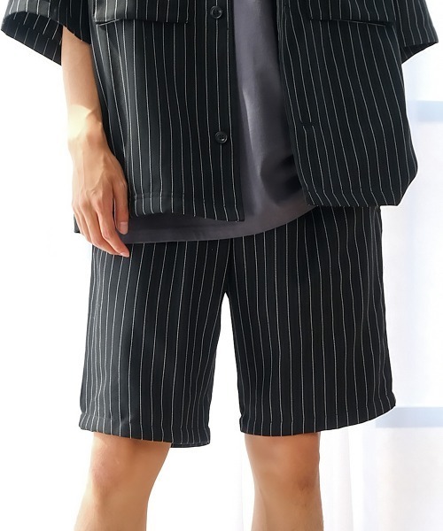 improves（インプローブス）の「15パターン ワイド シェフ ショートパンツ セットアップ対応（その他パンツ・メンズ・ブラック/E/ワンウォッシュ/オフホワイト/ブルー/D/オリーブ/ストライプ/ベージュ/ブルーグレー/C/ネイビー/ネイビー×ホワイト/B/チャコール・MEDIUM/X-LARGE/LARGE）」の11枚目の写真