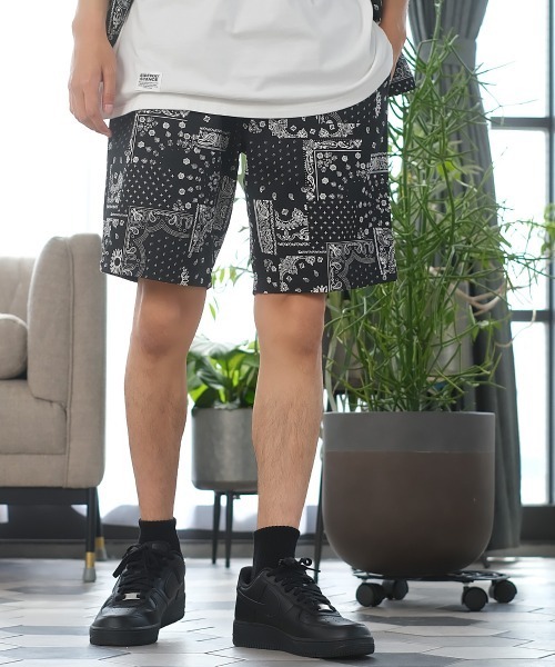 improves（インプローブス）の「15パターン ワイド シェフ ショートパンツ セットアップ対応（その他パンツ・メンズ・ブラック/E/ワンウォッシュ/オフホワイト/ブルー/D/オリーブ/ストライプ/ベージュ/ブルーグレー/C/ネイビー/ネイビー×ホワイト/B/チャコール・MEDIUM/X-LARGE/LARGE）」の13枚目の写真