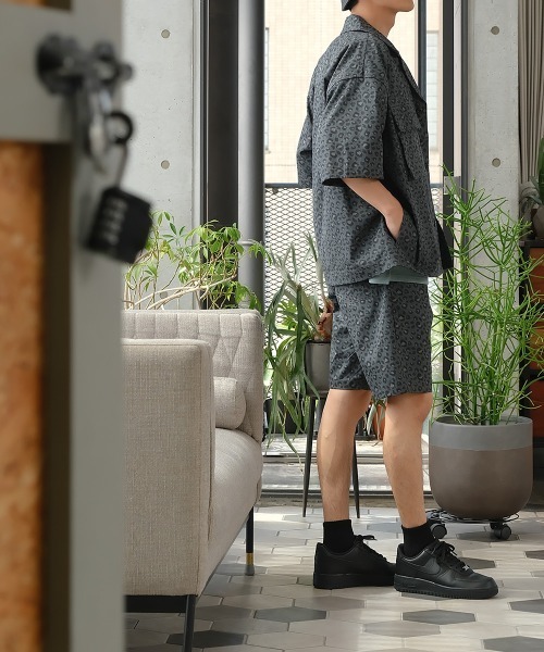 improves（インプローブス）の「15パターン ワイド シェフ ショートパンツ セットアップ対応（その他パンツ・メンズ・ブラック/E/ワンウォッシュ/オフホワイト/ブルー/D/オリーブ/ストライプ/ベージュ/ブルーグレー/C/ネイビー/ネイビー×ホワイト/B/チャコール・MEDIUM/X-LARGE/LARGE）」の20枚目の写真