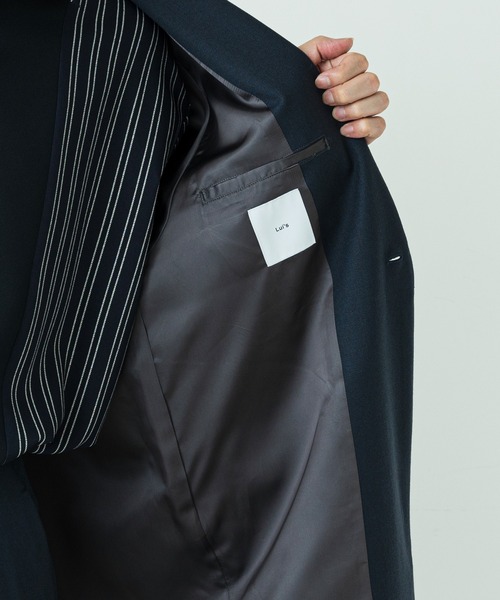 Lui's（ルイス）の「【高密度ウールギャバ 2×2セットアップシリーズ】 スーパービッグジャケット（テーラードジャケット・メンズ・グレー/ネイビー・FREE）」の16枚目の写真