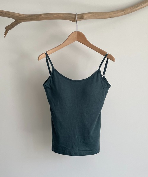 CANAL JEAN（キャナルジーン）の「RED CHOP WORKS　バックオープンパットキャミソール（キャミソール・レディース・ブラック/ブラウン/オフホワイト/グリーン/ネイビー・38）」の10枚目の写真