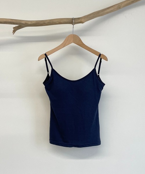 CANAL JEAN（キャナルジーン）の「RED CHOP WORKS　バックオープンパットキャミソール（キャミソール・レディース・ブラック/ブラウン/オフホワイト/グリーン/ネイビー・38）」の15枚目の写真