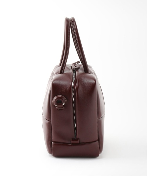 SLOBE IENA（スローブイエナ）の「【ADD CULUMN/アドカラム】 PUFF ボストンバッグ◆（ボストンバッグ・レディース・ブラウン/ブラック・FREE）」の4枚目の写真