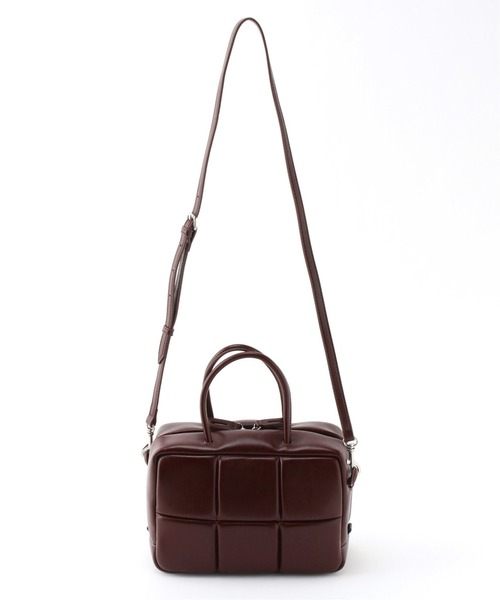 SLOBE IENA（スローブイエナ）の「【ADD CULUMN/アドカラム】 PUFF ボストンバッグ◆（ボストンバッグ・レディース・ブラウン/ブラック・FREE）」の13枚目の写真