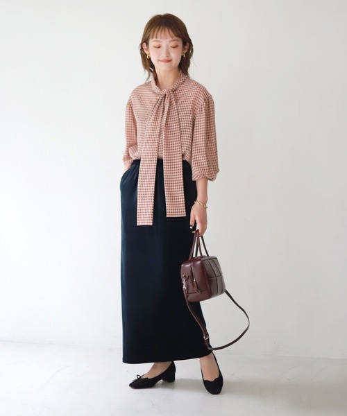 SLOBE IENA（スローブイエナ）の「【ADD CULUMN/アドカラム】 PUFF ボストンバッグ◆（ボストンバッグ・レディース・ブラウン/ブラック・FREE）」の22枚目の写真