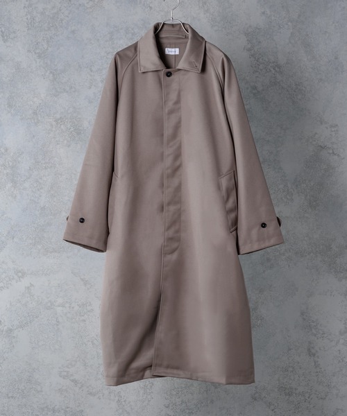Alpinus(アルピナス)の「Alpinus - woolblend over soutien collar coat / ウールブレンドオーバーステンカラーコート(その他アウター・メンズ・ネイビー/グレイッシュベージュ・SMALL/MEDIUM)」の9枚目の写真