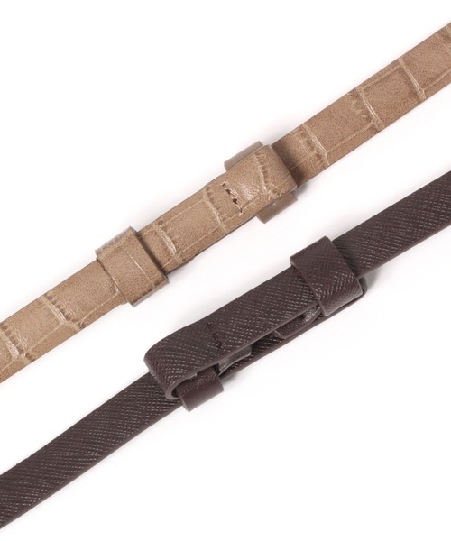 GLOBAL WORK(グローバルワーク)の「リバーシブルビットベルト/956235(ベルト・レディース・ブラック/ダークブラウン/ベージュ/ブラウン/その他/ブラウン系その他6/ライトブルー/ベージュ系その他3/ブラウン系その他7/アイボリー/ライトベージュ・ONE SIZE)」の14枚目の写真