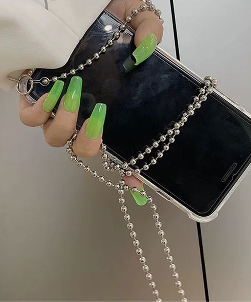 Port（ポート）の「ボールチェーン ショルダー スマホケース / iPhoneケース ( 7 / 8 / SE2 / 11 / 11Pro / 12 / 12mini / 13 / 13pro ) #（スマホケース/カバー・レディース・その他/その他1・A/B/C/D/E/G/H/J/I）」の9枚目の写真