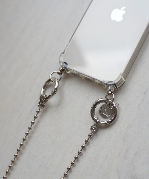 Port（ポート）の「ボールチェーン ショルダー スマホケース / iPhoneケース ( 7 / 8 / SE2 / 11 / 11Pro / 12 / 12mini / 13 / 13pro ) #（スマホケース/カバー・レディース・その他/その他1・A/B/C/D/E/G/H/J/I）」の5枚目の写真